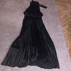 Black Pleated Dress